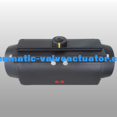 AT Série Pneumático Rack And Pinion Actuator Dupla Ação Primavera Retorno OEM Cor